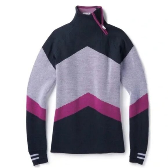 Smartwool Dacono Ski Funnel Neck Sweater XS NEW - Picture 1 of 7